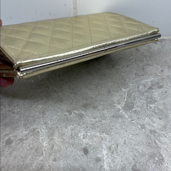 Rare Vintage Pratten Gold Quilted Women's Clutch. Excellent condition! - Picture 5 of 11